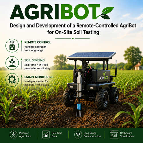 Design and Development of a Remote-Controlled AgriBot for On-Site Soil Testing